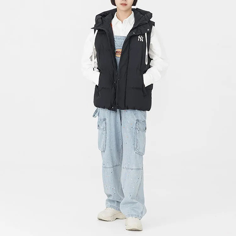 MLB New York Yankees Down Jackets Unisex Black-6