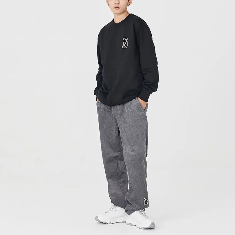 MLB Los Angeles Dodgers Casual Pants Unisex Charcoal Gray-8