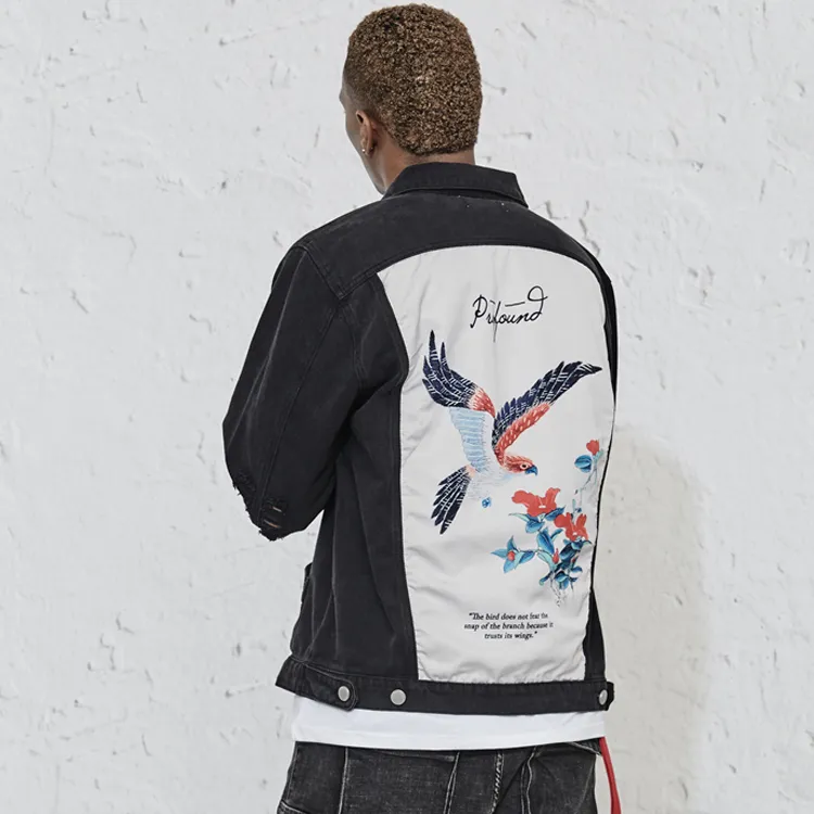 Profound Denim Jacket Unisex Black-3