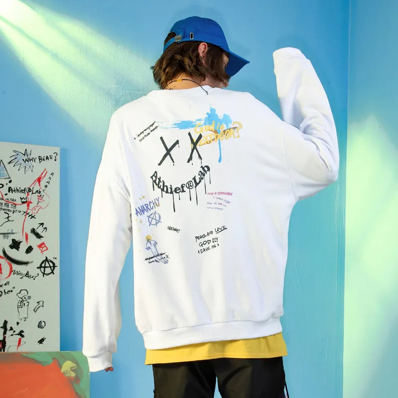 Athief Crew Neck Loose Fit Sweatshirt Unisex-6