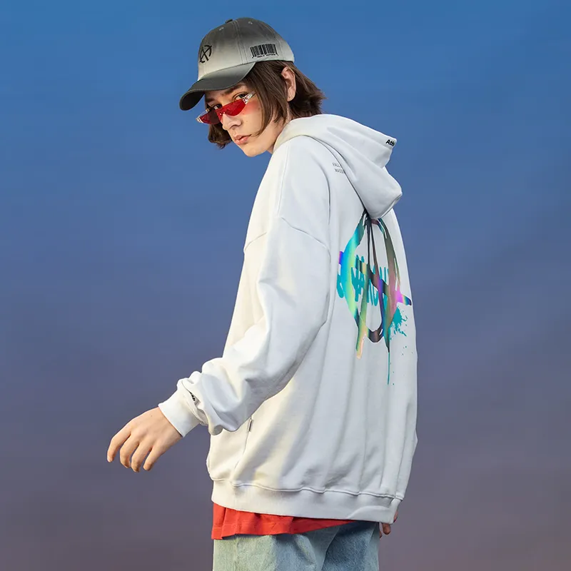 Athief Hooded Loose Fit Regular Sweatshirt Unisex-3