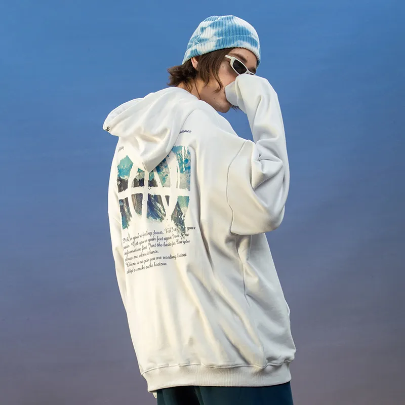 Athief Hooded Loose Fit Regular Sweatshirt Unisex-3