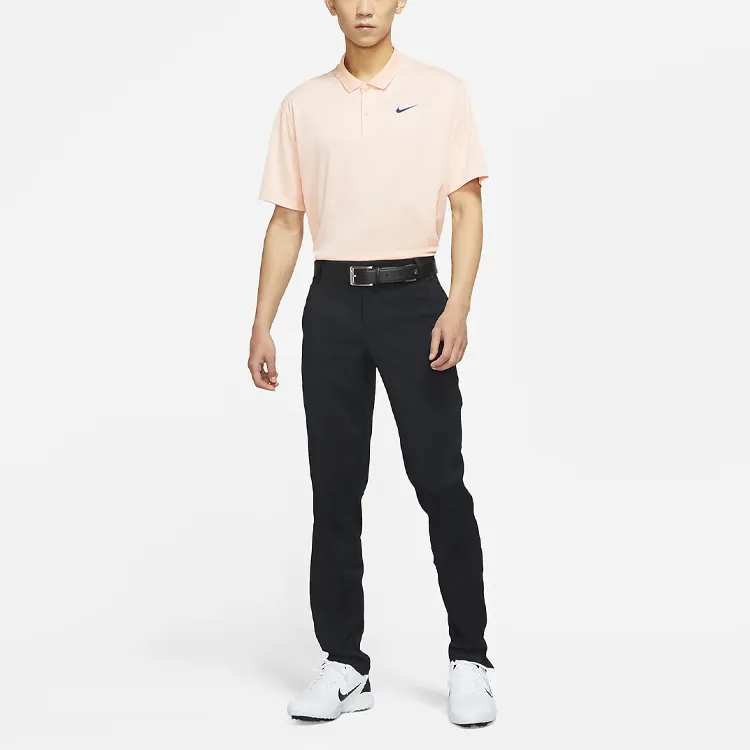Nike Polo Shirts Men Orange Pink-2