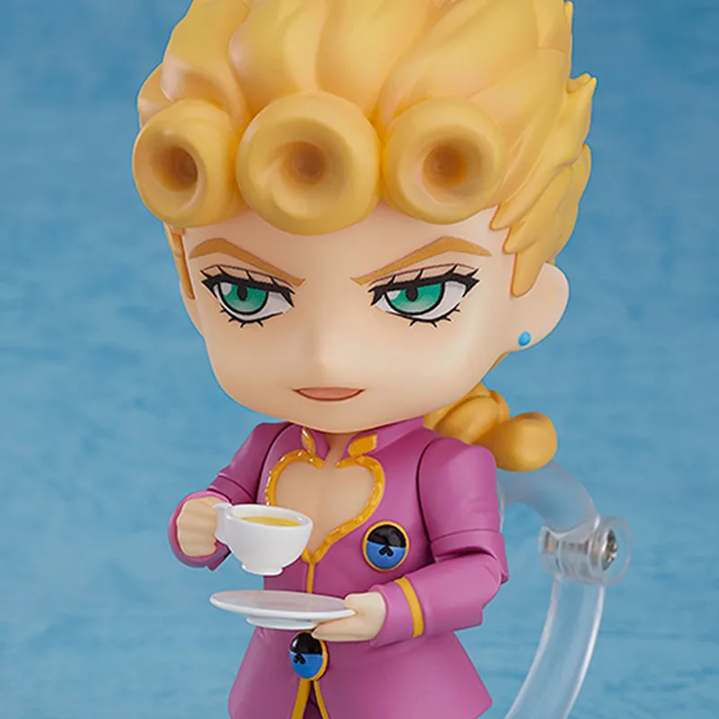 MEDICOS JOJO's Bizarre Adventure Giorno Giovanna Wind Of Gold Nendoroid Reissued Version Chibi Figures 10cm-1