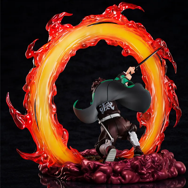 Aniple 1 8 Demon Slayer Tanjiro Kamado Infinite Train Chapter Sky Blue Heaven Ver. Scale Figures 28cm-2