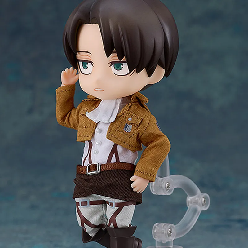 GSC Attack On Titan Clay Doll Levi Ackerman Chibi Figures 14cm-3