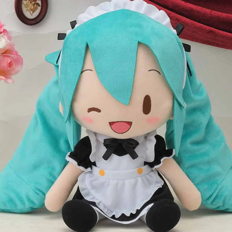 SEGA Hatsune Miku Maid LL Dolls Plush Doll 30cm High-1