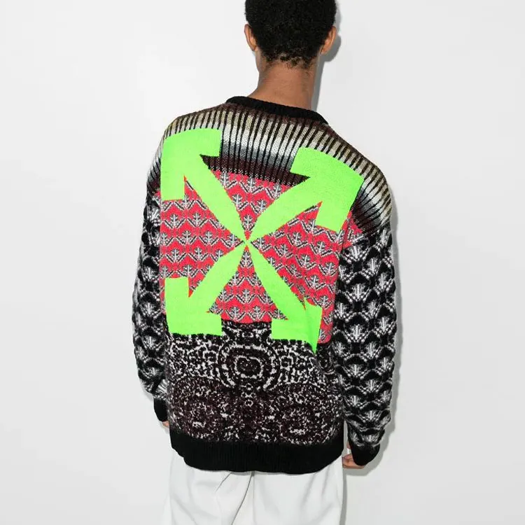 OFF-WHITE Persian Fantasy Knitted Jumper-1