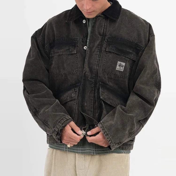 Stussy Washed Canvas Shop Jacket-2