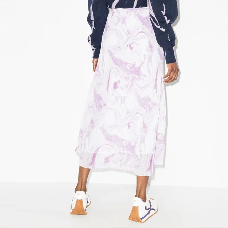 GANNI Skirt 'Orchid Bloom'-1