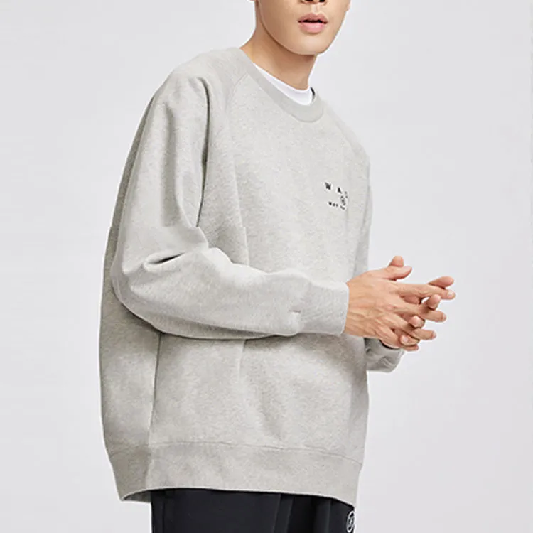 LiNing Sweatshirt Unisex Heather Gray-5