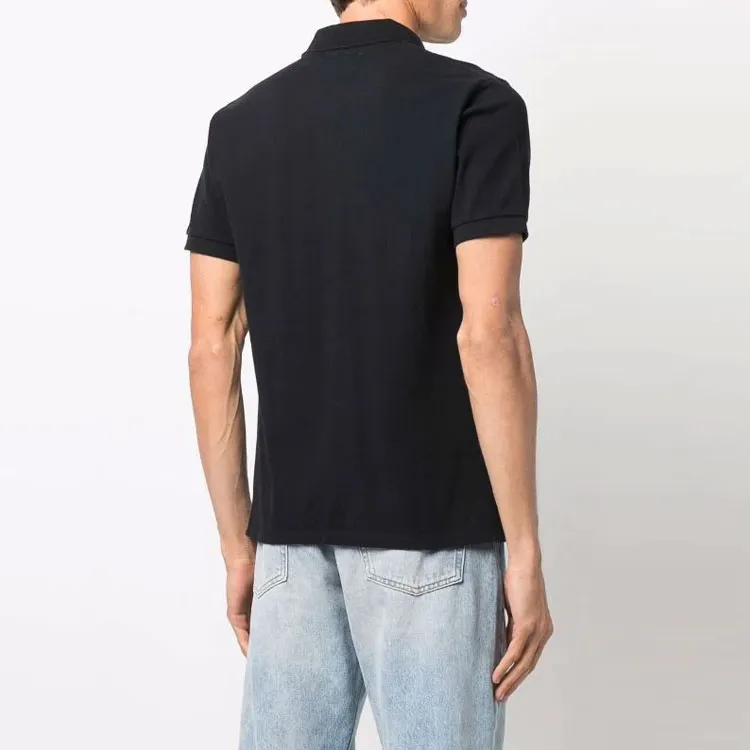 Maison Kitsune Polo Shirts Men Black-3