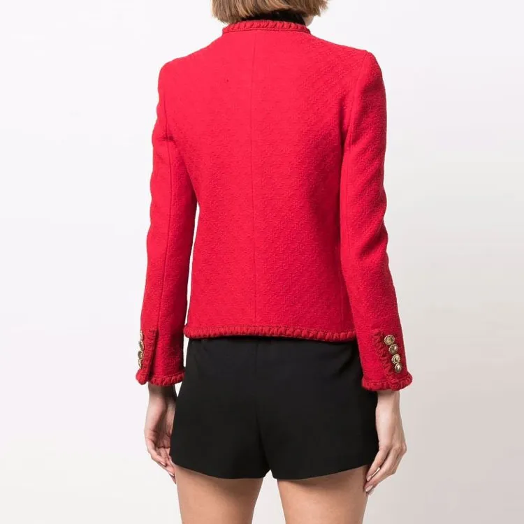 SAINT LAURENT Jackets Women's Red-2