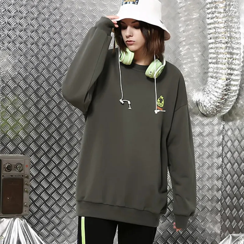 GENANX Crew Neck Loose Fit Regular Sweatshirt Unisex-5