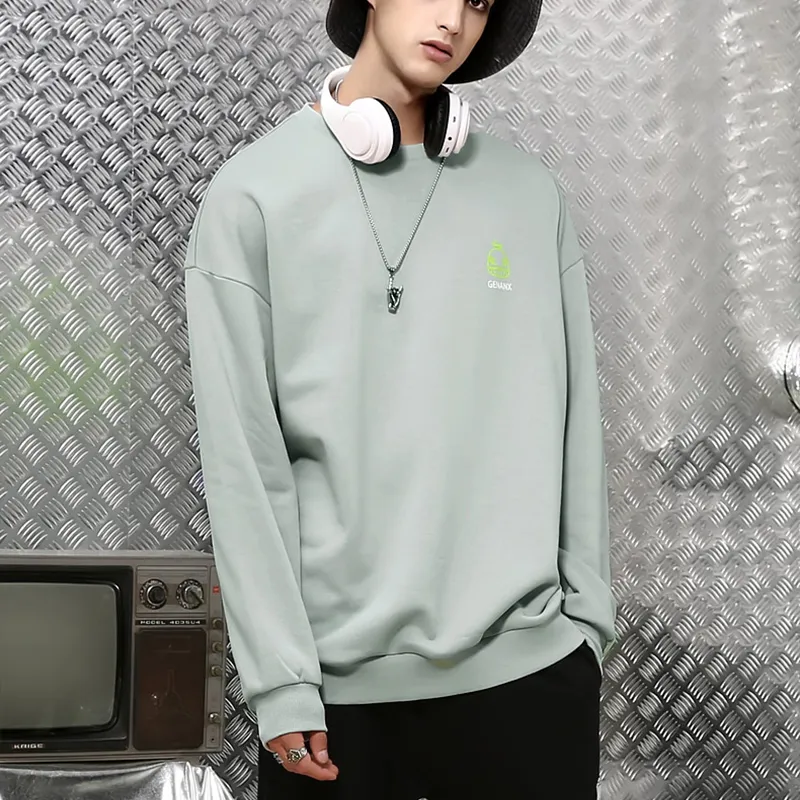 GENANX Crew Neck Loose Fit Regular Sweatshirt Unisex-16