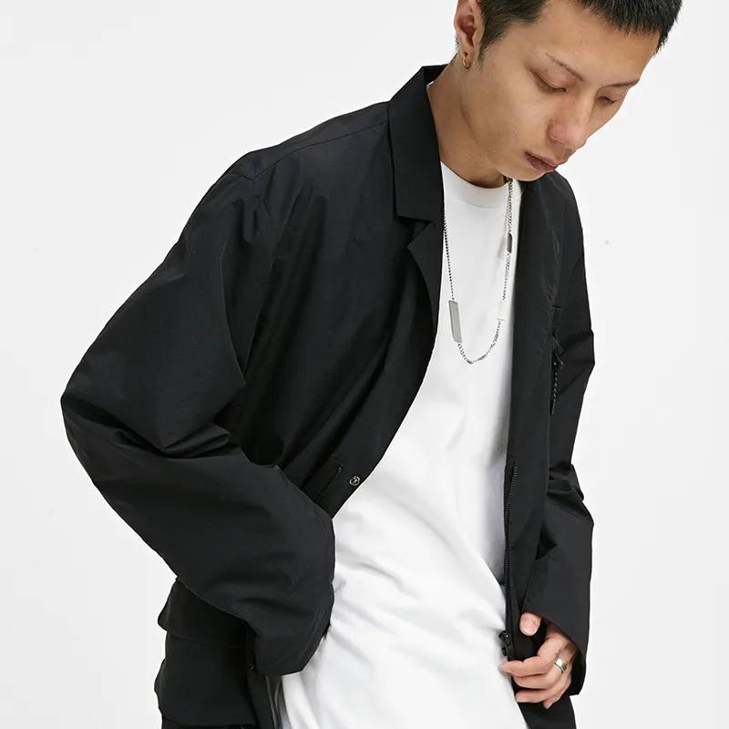 FPA Loose Fit Workwear Jacket Unisex Black-6