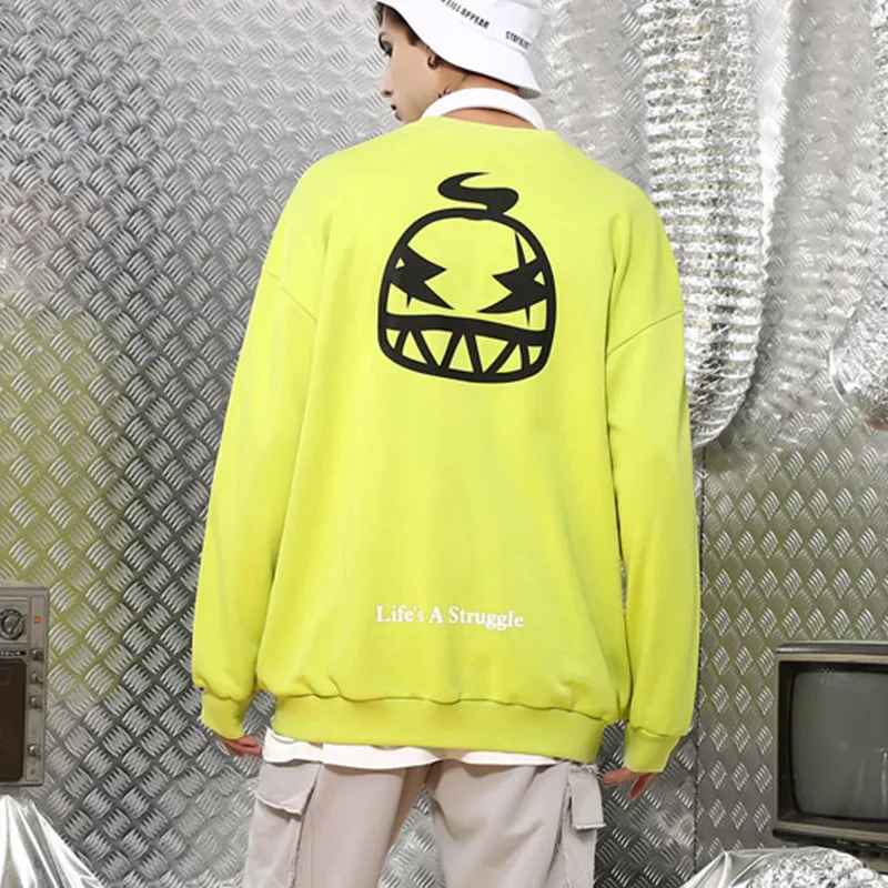 GENANX Crew Neck Loose Fit Regular Sweatshirt Unisex-13