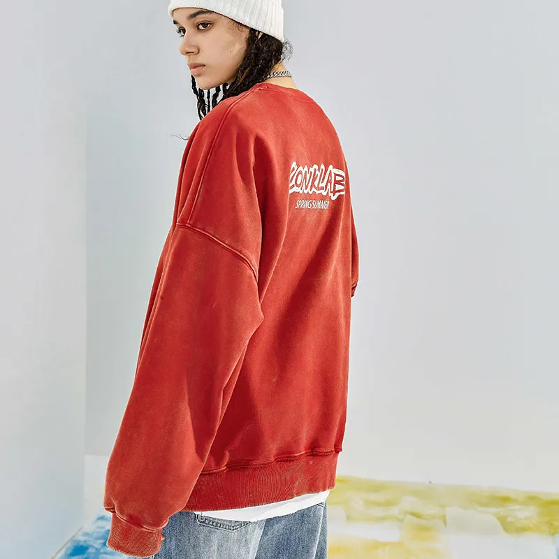 CONKLAB Crew Neck Loose Fit Regular Sweatshirt Unisex-11