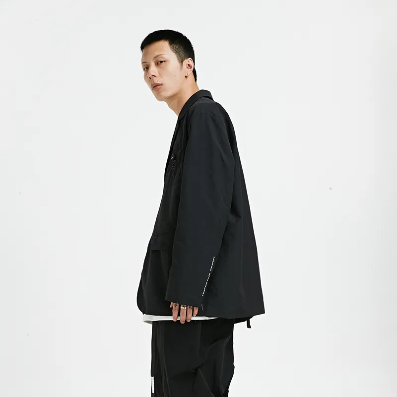FPA Loose Fit Workwear Jacket Unisex Black-5