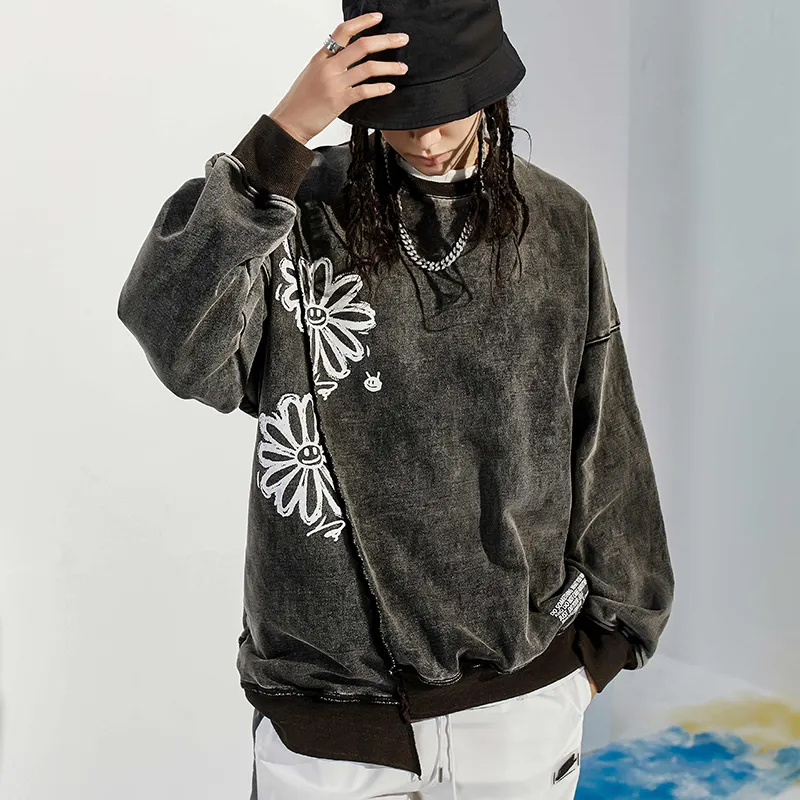 CONKLAB Crew Neck Loose Fit Regular Sweatshirt Unisex-6
