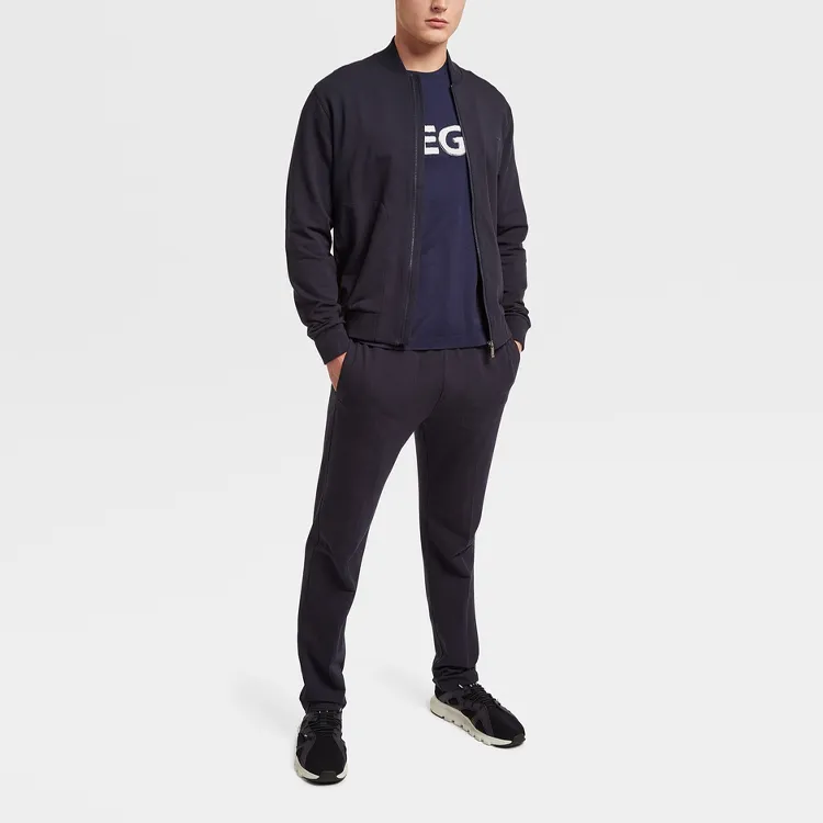 Ermenegildo Zegna Casual Pants Men Marine Blue-1