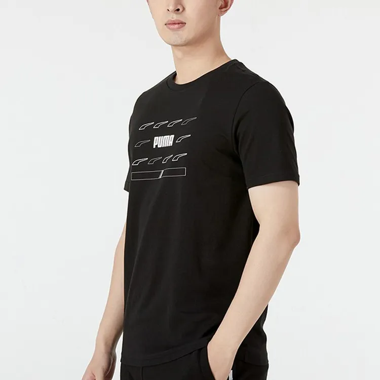 PUMA X FERRARI Collaboration T Shirts Men Black-2
