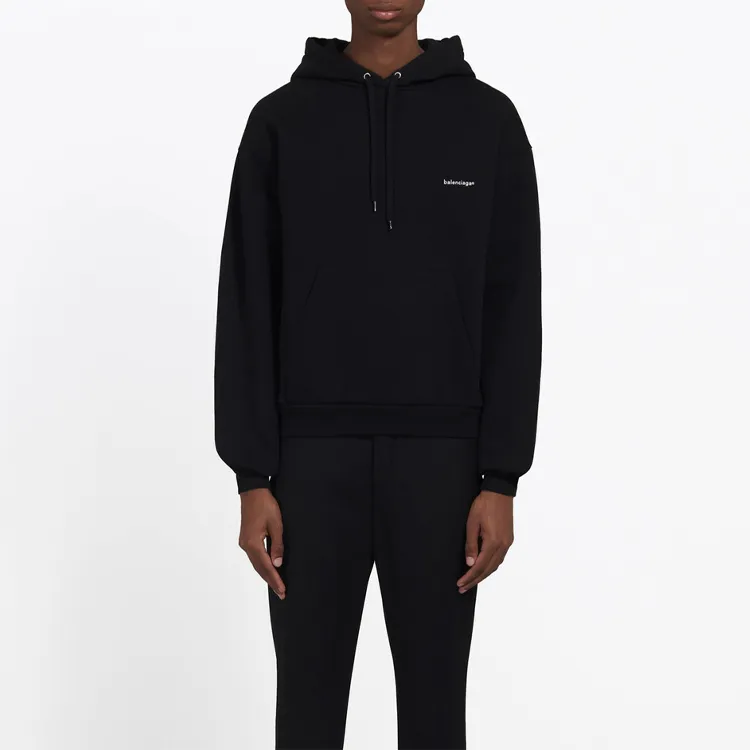 Balenciaga Small Contrast Logo Print Hoodie-2