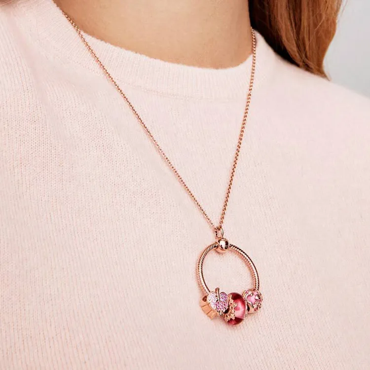 Pandora Charms / Pendants Women's Rose Gold-3