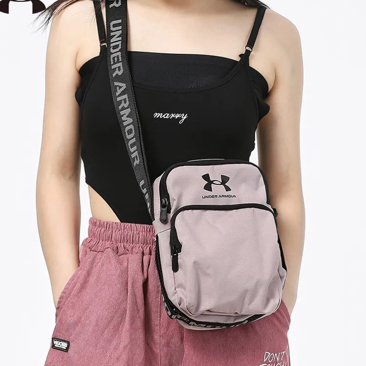 Under Armour Polyester Crossbody Bag Shoulder Bag Regular Unisex Pink-2