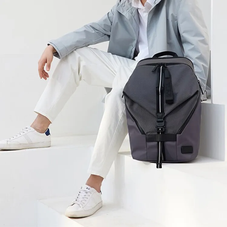 TUMI Tahoe Elastic Nylon Double-Shoulder Backpack Men's Gray-3