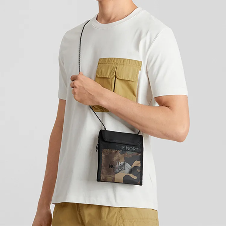THE NORTH FACE Recycled Polyester Shoulder Bag Regular Unisex Camouflage-4