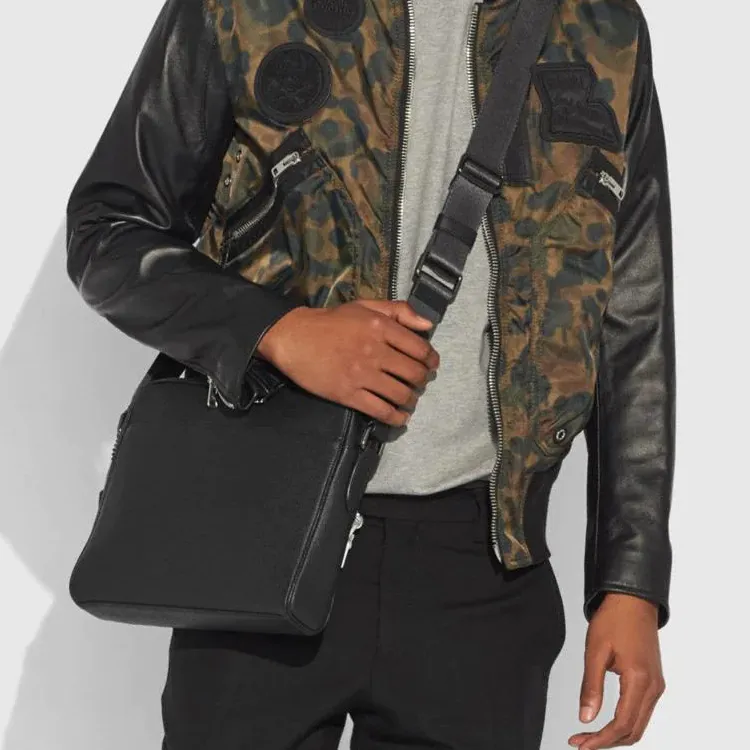 COACH Metropolitan Leather Camera Bags Crossbody Bags Shoulder Bags Men's Black-3