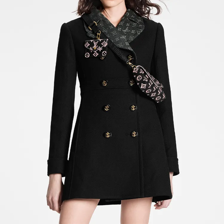 LOUIS VUITTON Félicie Strap & Go Monogram Canvas Black-6
