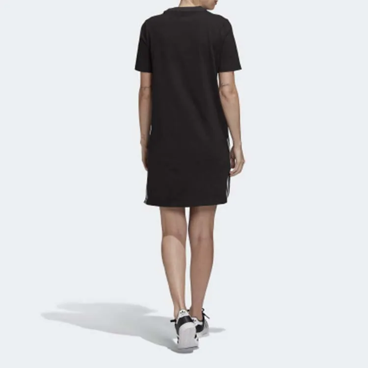 Adidas Originals Short Sleeved Dresses Women's Black-4