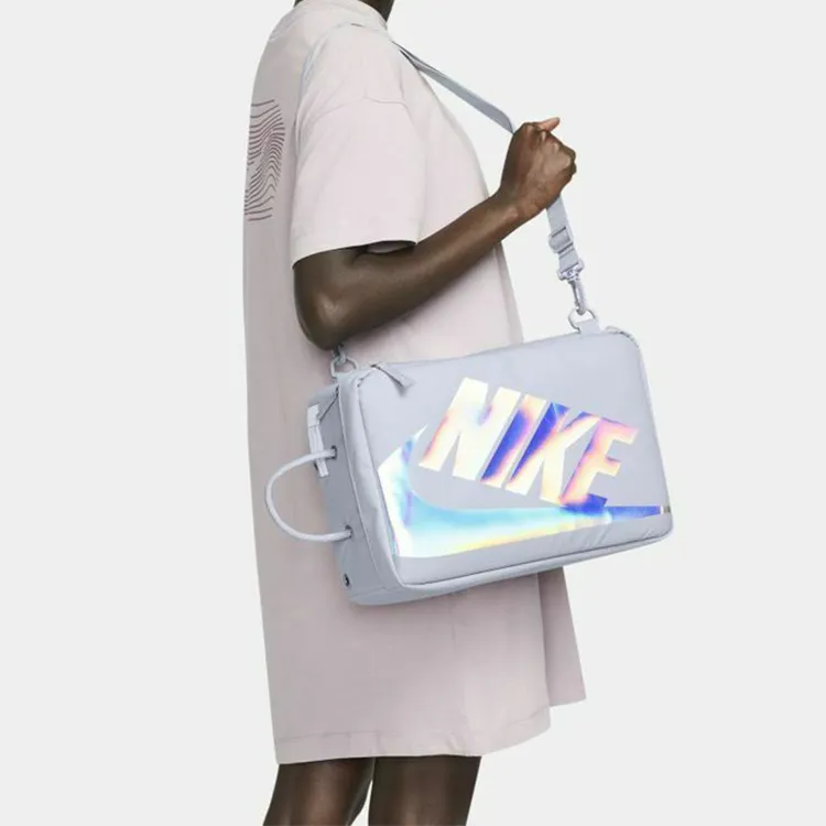 Nike Polyester Shoe Bag Shoulder Bag Crossbody Bag Unisex Light Lavender Purple-1