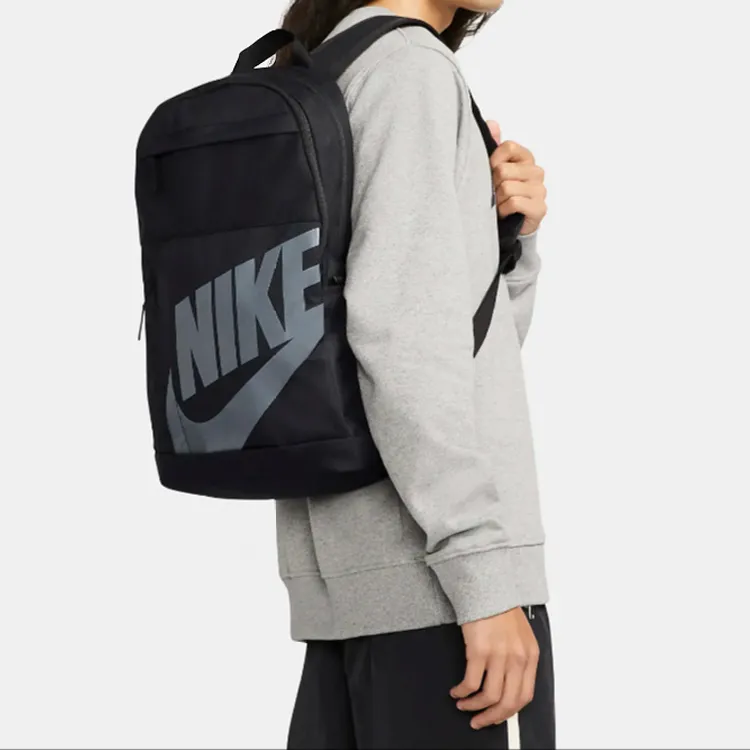 Nike Polyester Backpack Regular Unisex Pure Black-6
