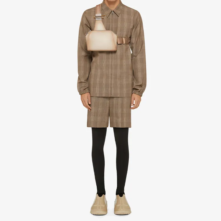 GIVENCHY Antigona Smooth Cow Leather Sling Bags Crossbody Bags Small Size Men's Dusty Gray-4