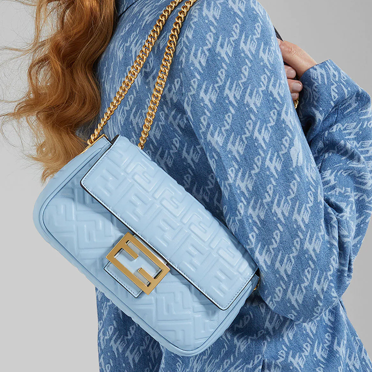 【Anyone more】Poba Daily Pocket Baguette Shoulder Bag FENDI Baguette Handbags - POIZON