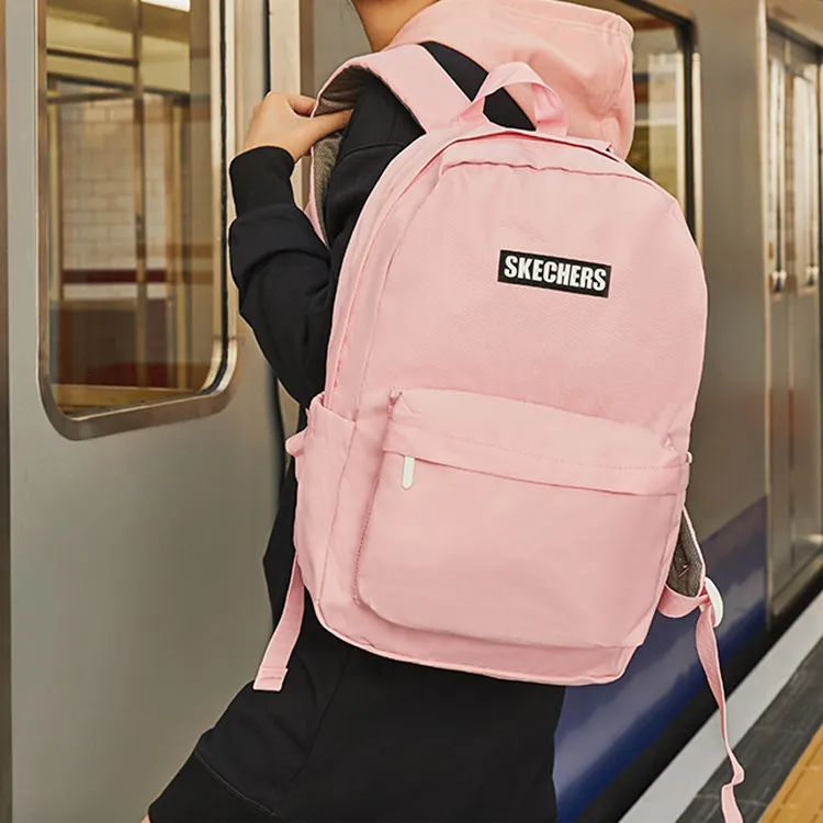 Skechers Fabric Backpack Regular Women's Pink-4