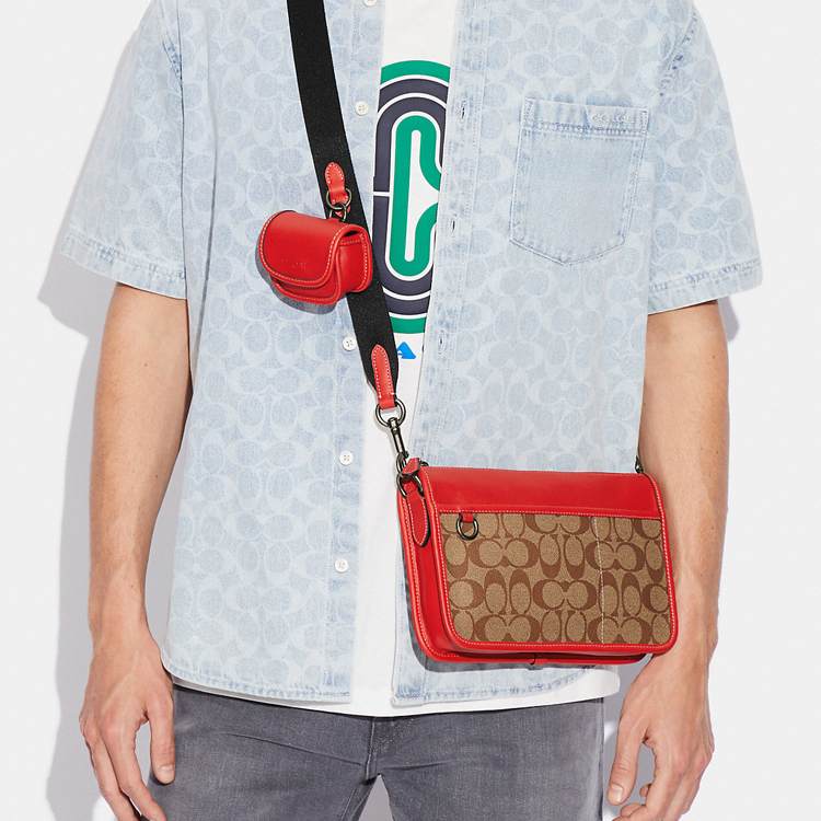 【USA製美品】COACH ボディーバッグ Heritage Crossbody USA製】COACH ボディーバッグ Heritage Crossbody - メルカリ