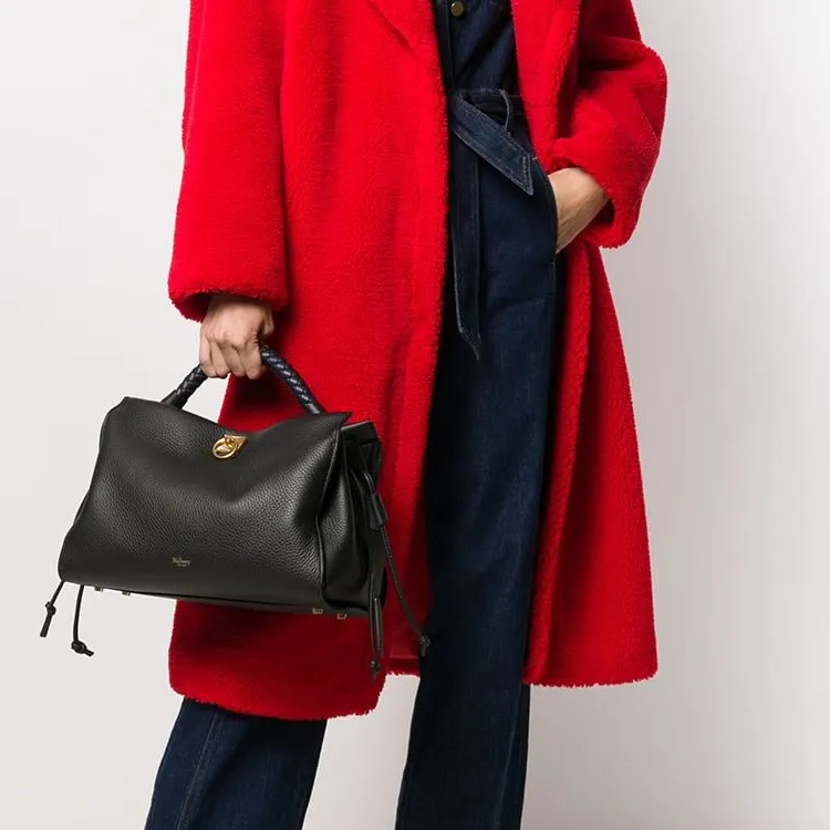 Mulberry Iris Logo Printed Tote Bag-4
