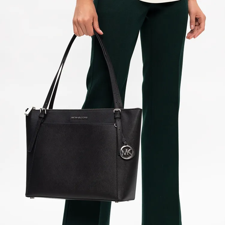 MICHAEL KORS Cow Leather Handbag Shoulder Bag Women's Black-4