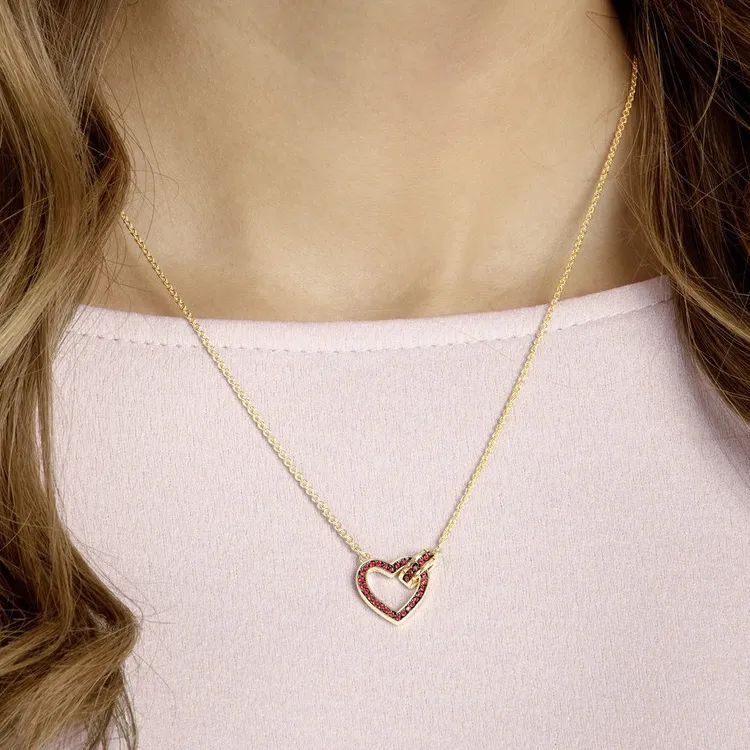 Swarovski Lovely Necklaces Women's Gold-2