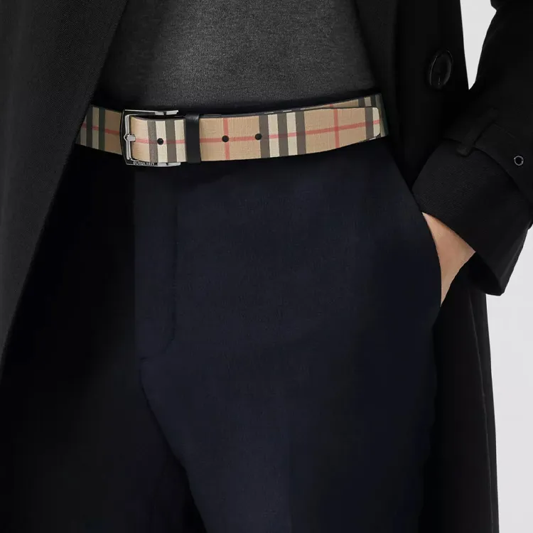 Burberry Leather Belts Unisex-2