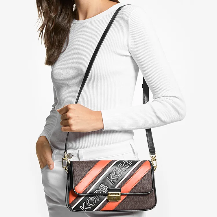 MICHAEL KORS Bradshaw Leather Crossbody Bag Shoulder Bag Small Size Women's Multicolor-2