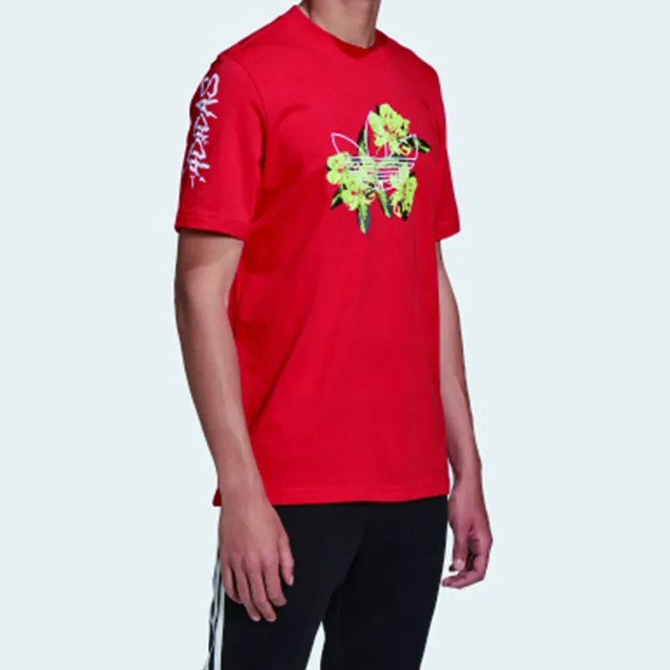 Adidas Originals T Shirts Men Pink-4