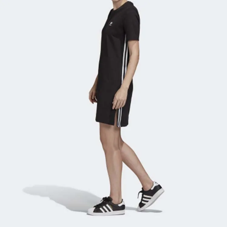 Adidas Originals Short Sleeved Dresses Women's Black-3