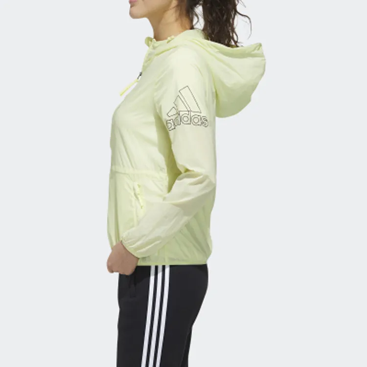 Adidas Jackets Women's Bright Neon Yellow-4