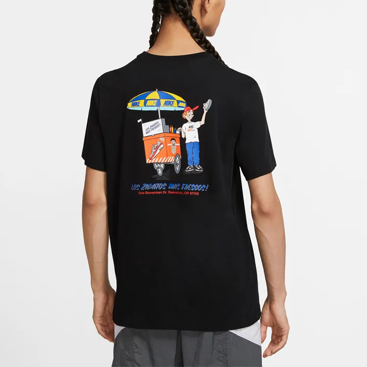 Nike T Shirts Men Black-3