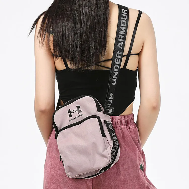 Under Armour Polyester Crossbody Bag Shoulder Bag Regular Unisex Pink-1